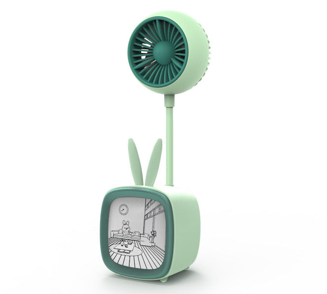 Unisex Cute Bunny-Themed Rechargeable Desk Fan Kalsten