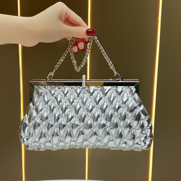 Elegant Textured Evening Handbag