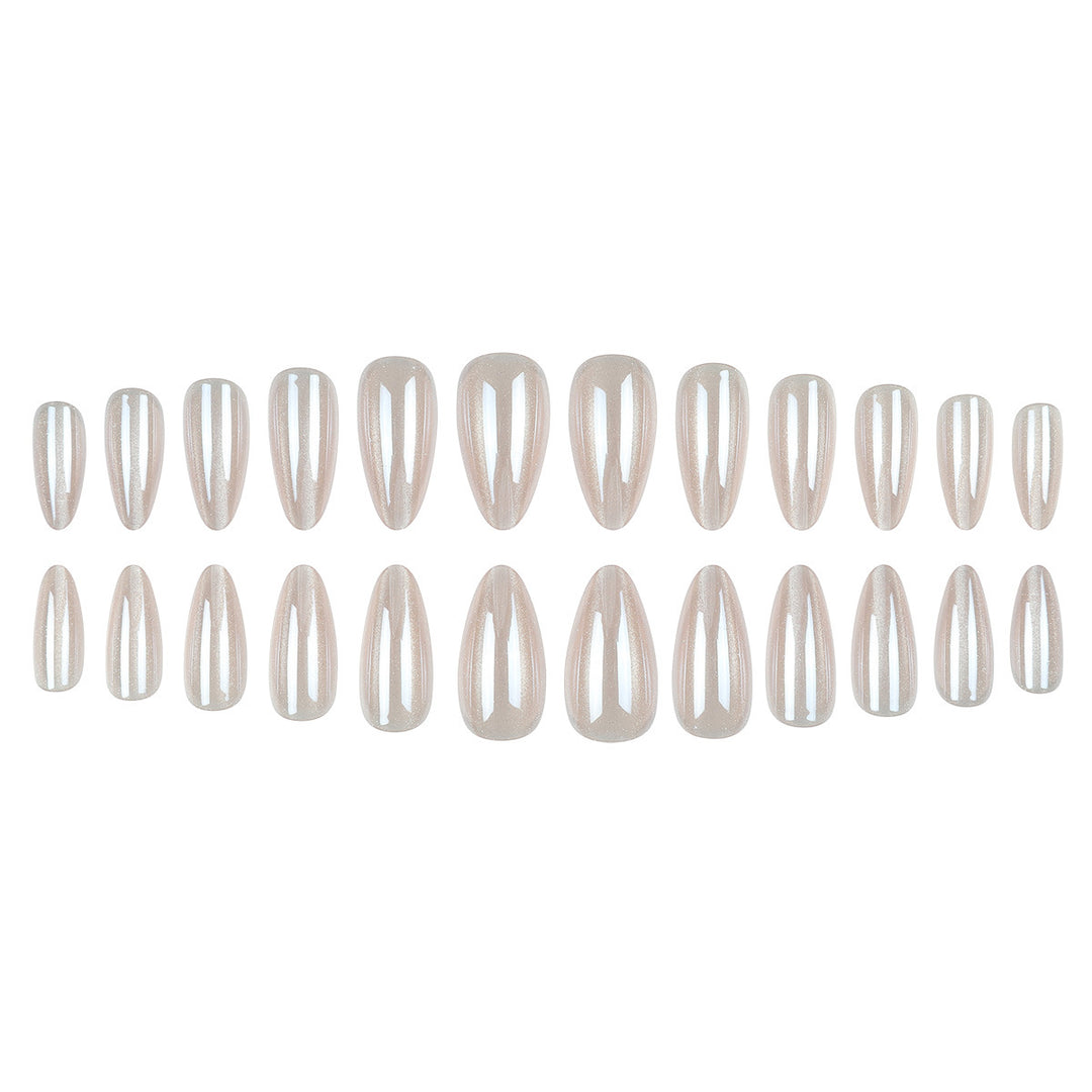 Elegant Long Stiletto Gel Press-On Nails Kalsten