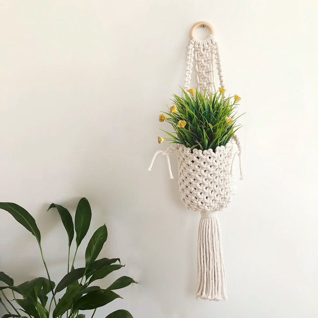 Bohemian Macrame Plant Holder Kalsten
