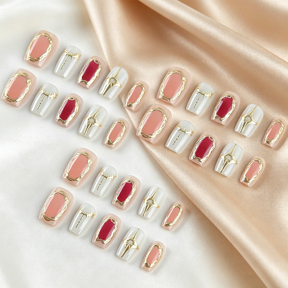 Luxurious Press-On Nail Art Set Kalsten