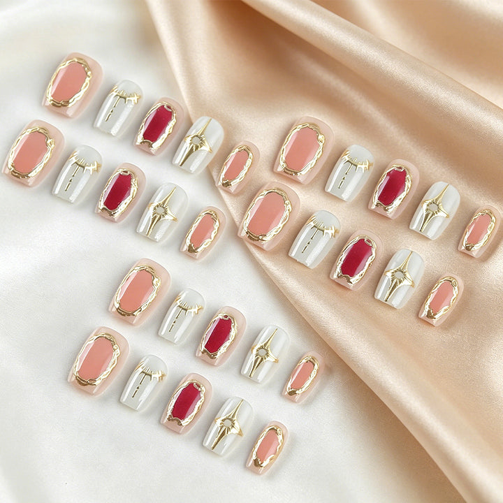 Luxurious Press-On Nail Art Set Kalsten