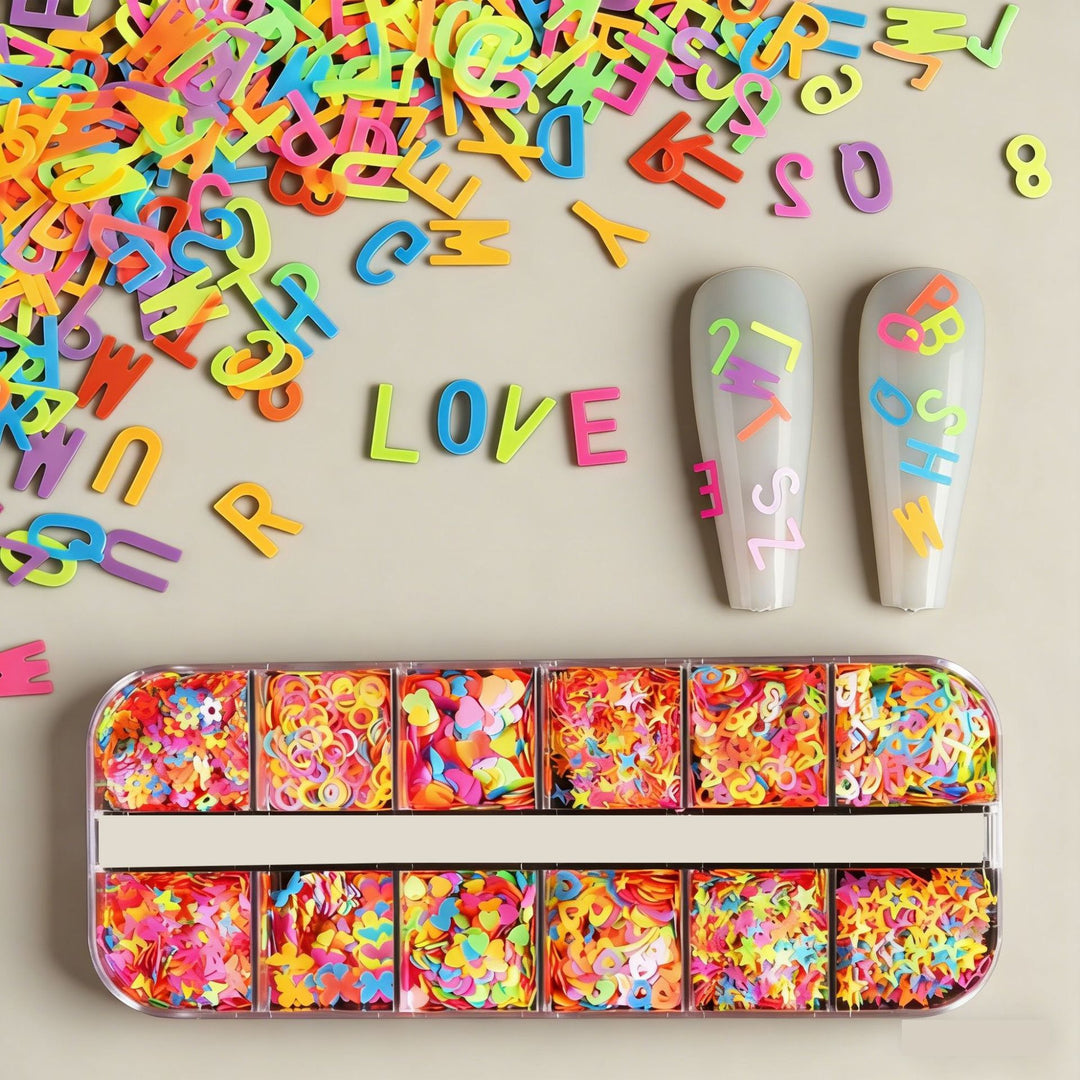 Colorful Nail Art Decoration Set