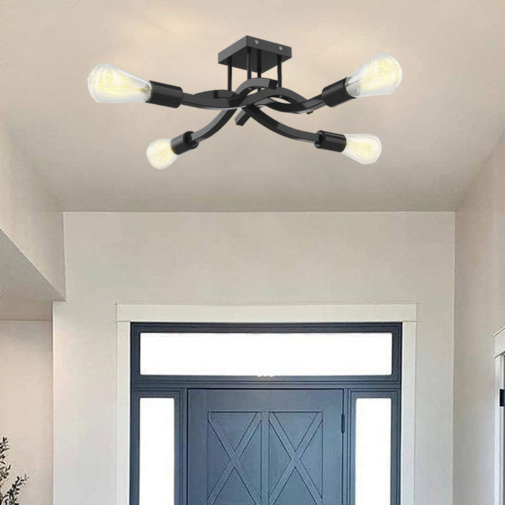 Artistic Swirl Ceiling Light