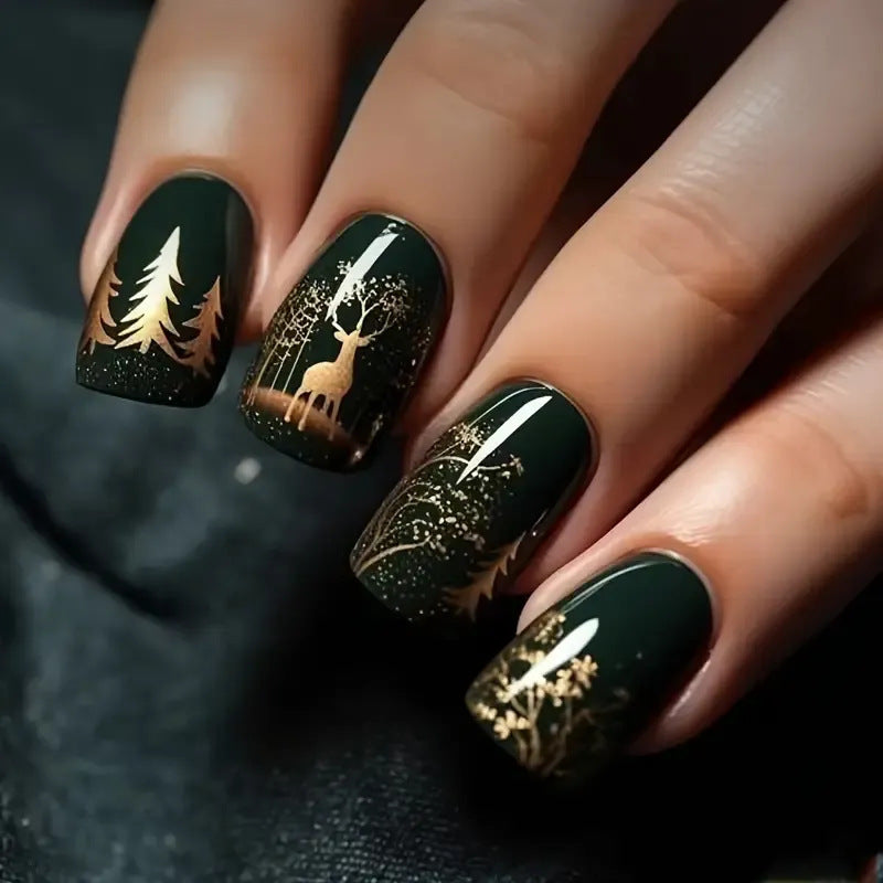 Festive Holiday Nail Art Kit Kalsten