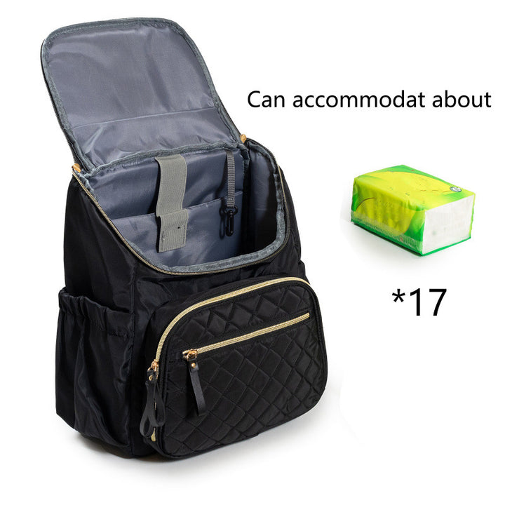 Quilted Multi-Pocket Backpack Kalsten