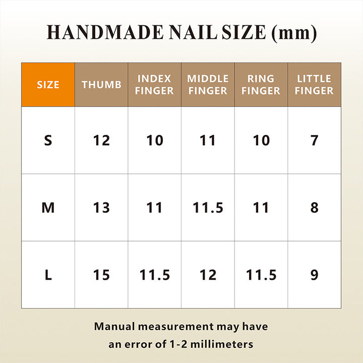 Artificial nail set with elegant peaks and 3D details Kalsten