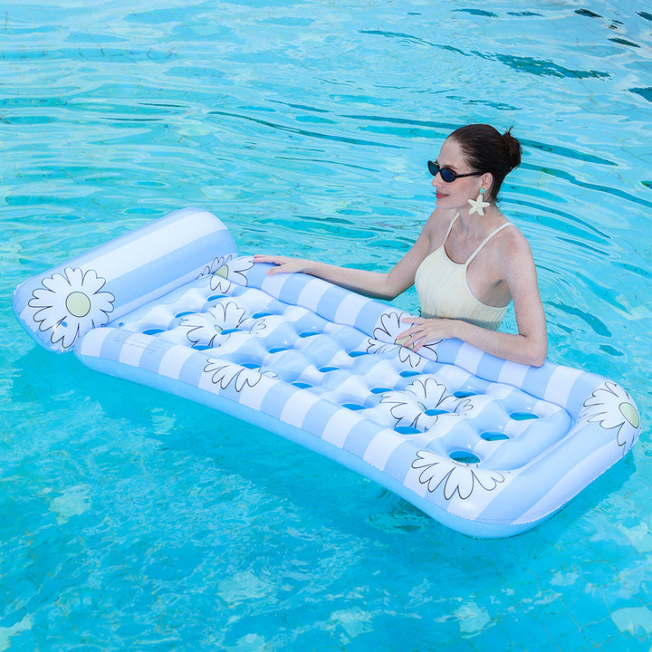 Women's Inflatable Lounger with Flower Design Kalsten