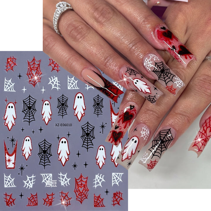 Halloween-Themed Nail Art Sticker Set  1791507032