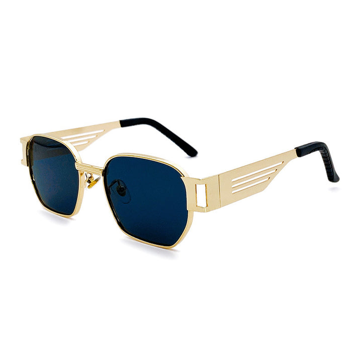 Stylish Oversized Sunglasses in Modern Metal Design Kalsten
