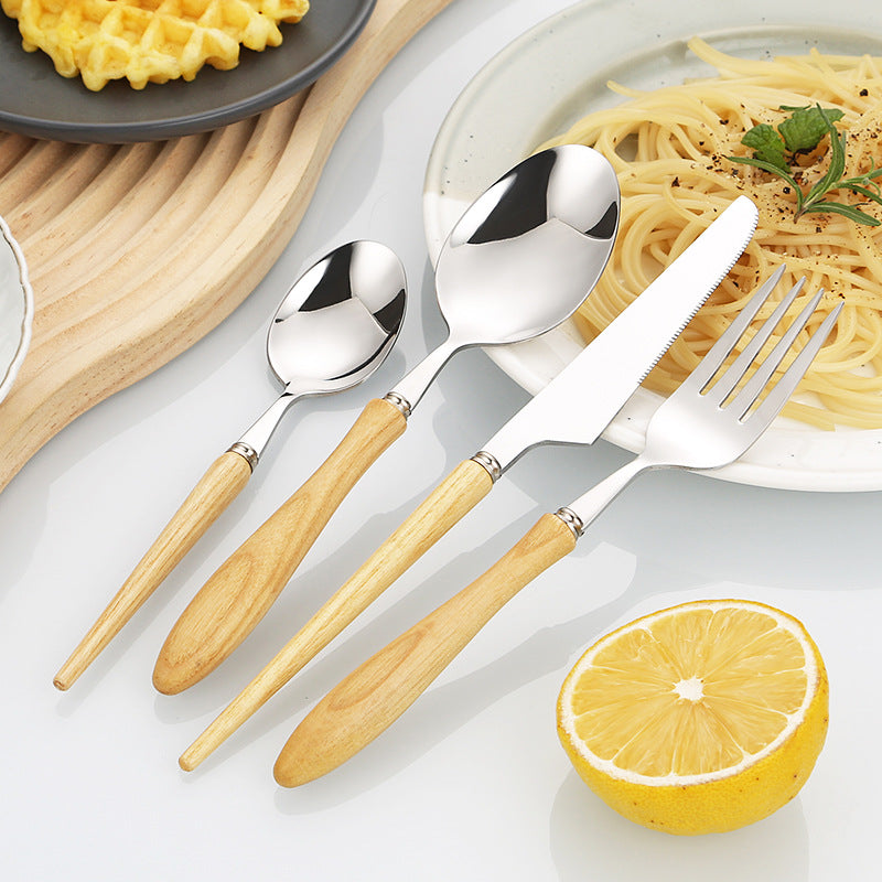 Professional and ergonomic bread knife with wooden handle Kalsten