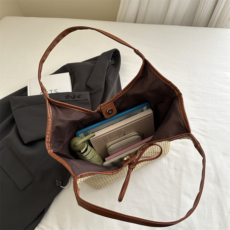 Woven Straw Beach Tote
