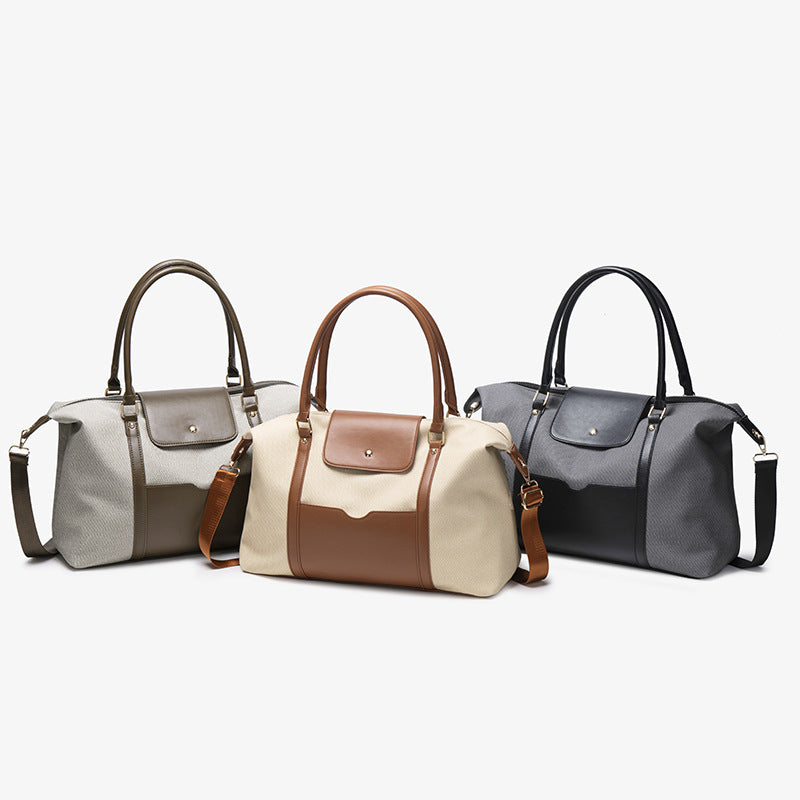 Classic Canvas Weekender Tote Bag