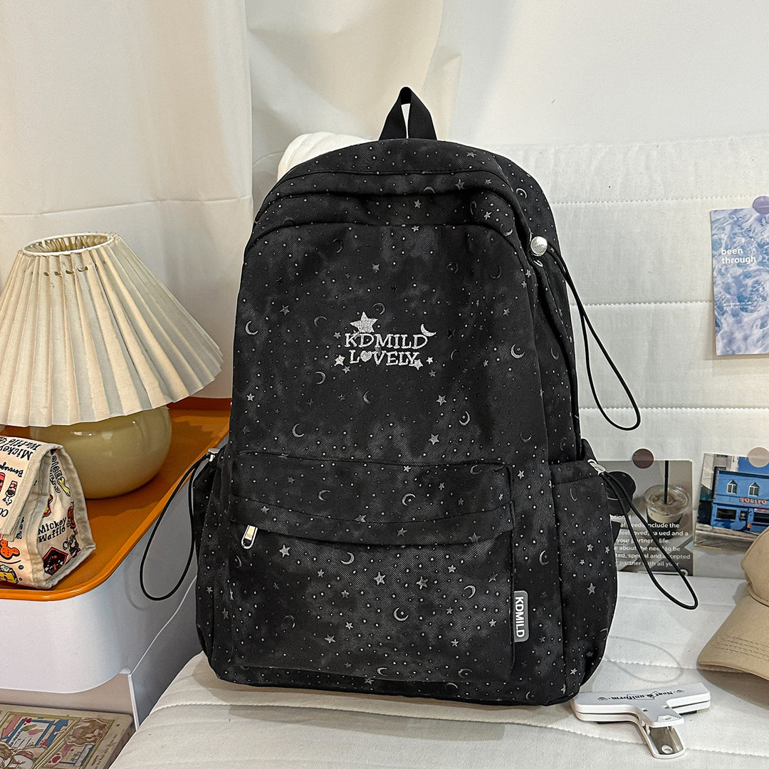 Stylish Starry-Print Backpack Kalsten
