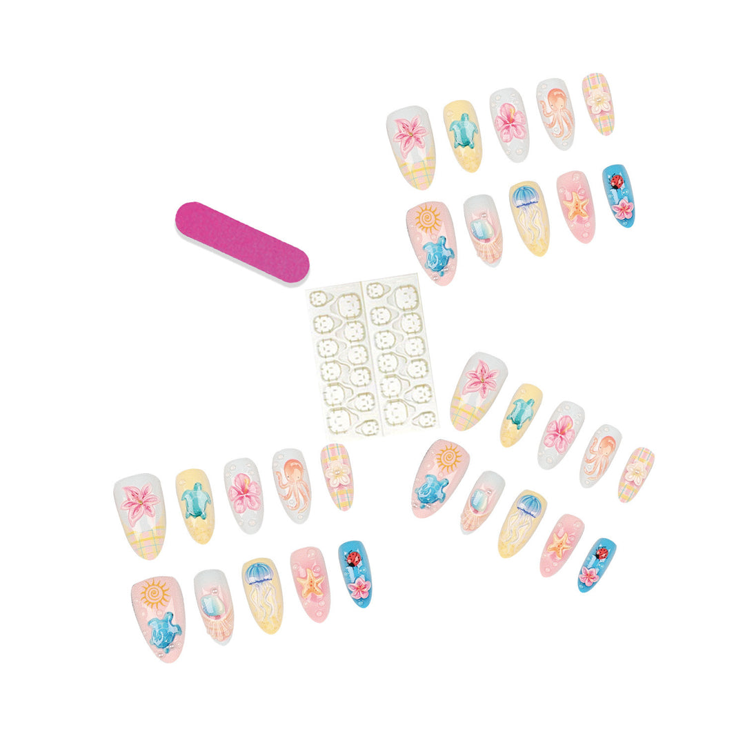 Themed Press-On Nail Art Set