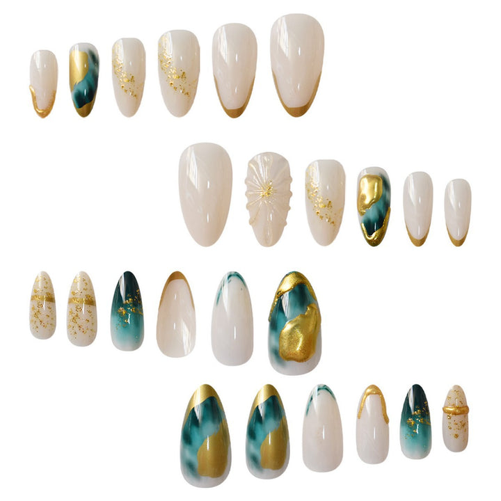 Elegant Artistic Press-On Nail Set Kalsten