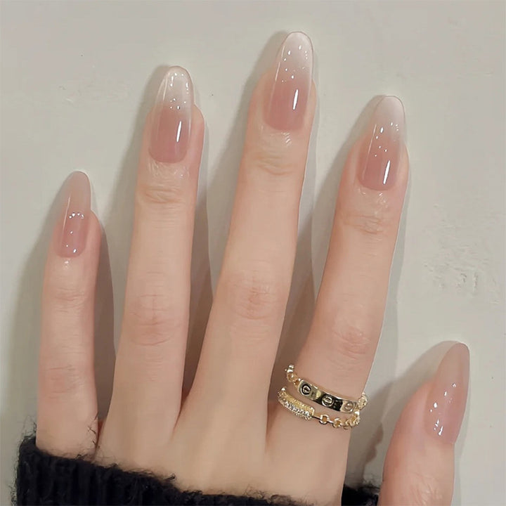 High-Quality Press-On Nail Set with Gradient Design Kalsten