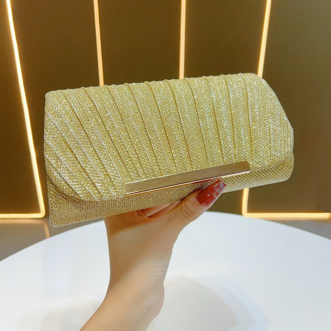 Elegant Textured Evening Clutch