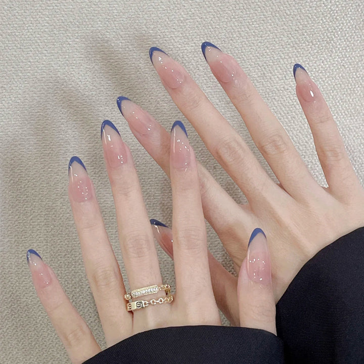 Premium Long Almond-Shaped Press-On Nails Kalsten