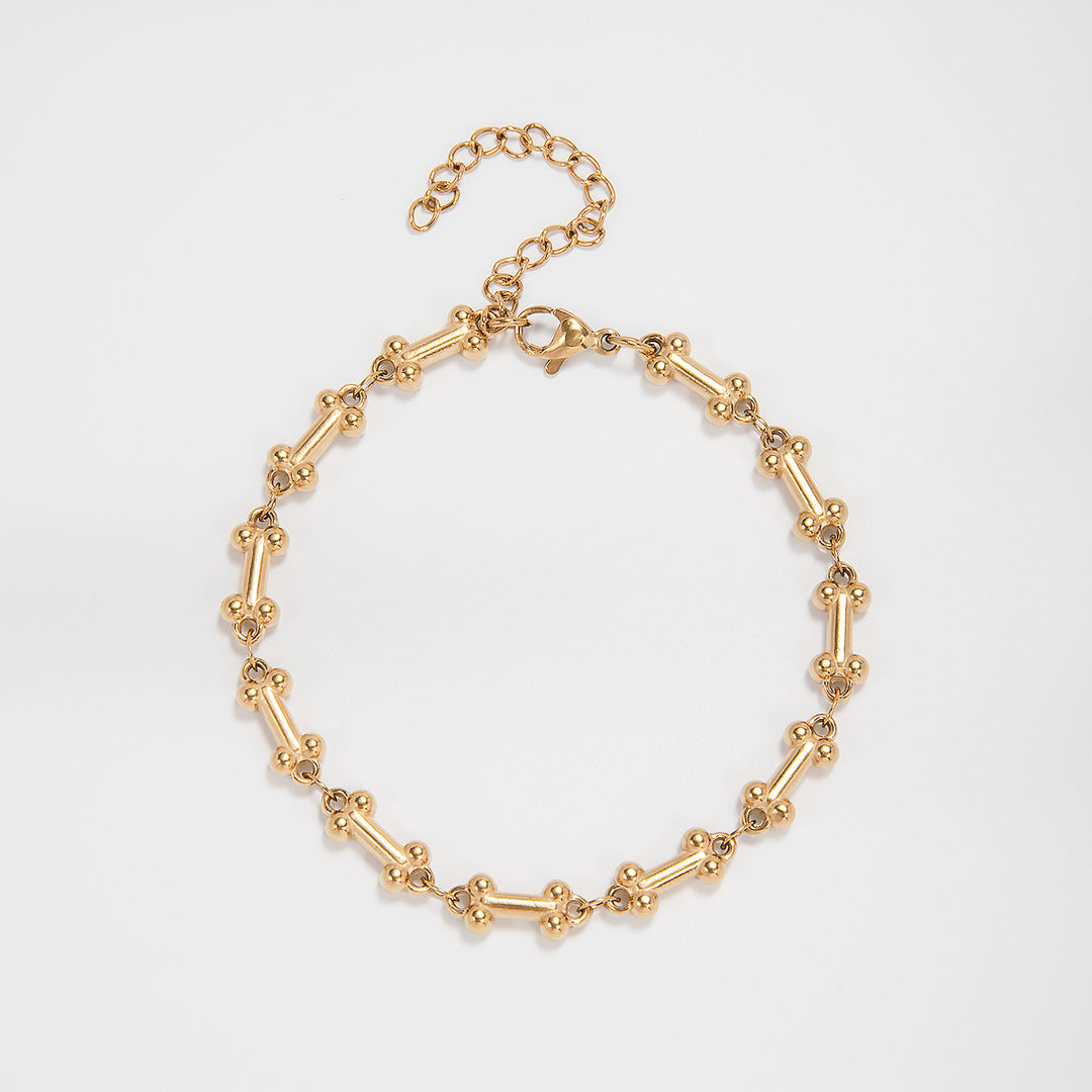 Intricate Textured Chain Bracelet Kalsten