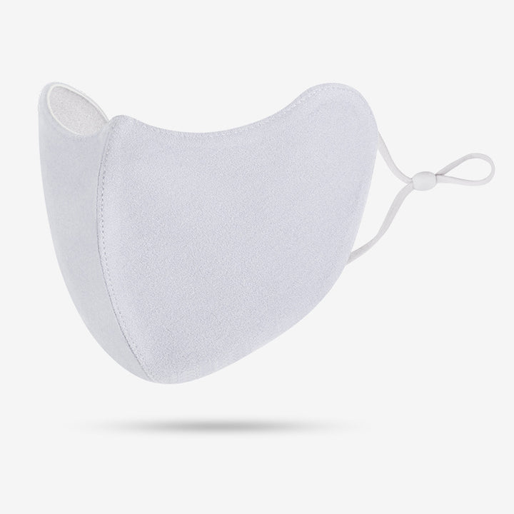 Contoured Soft-Touch Reusable Comfort Face Mask with Sculpted 3D Fit and Adjustable Elastic Toggle Kalsten