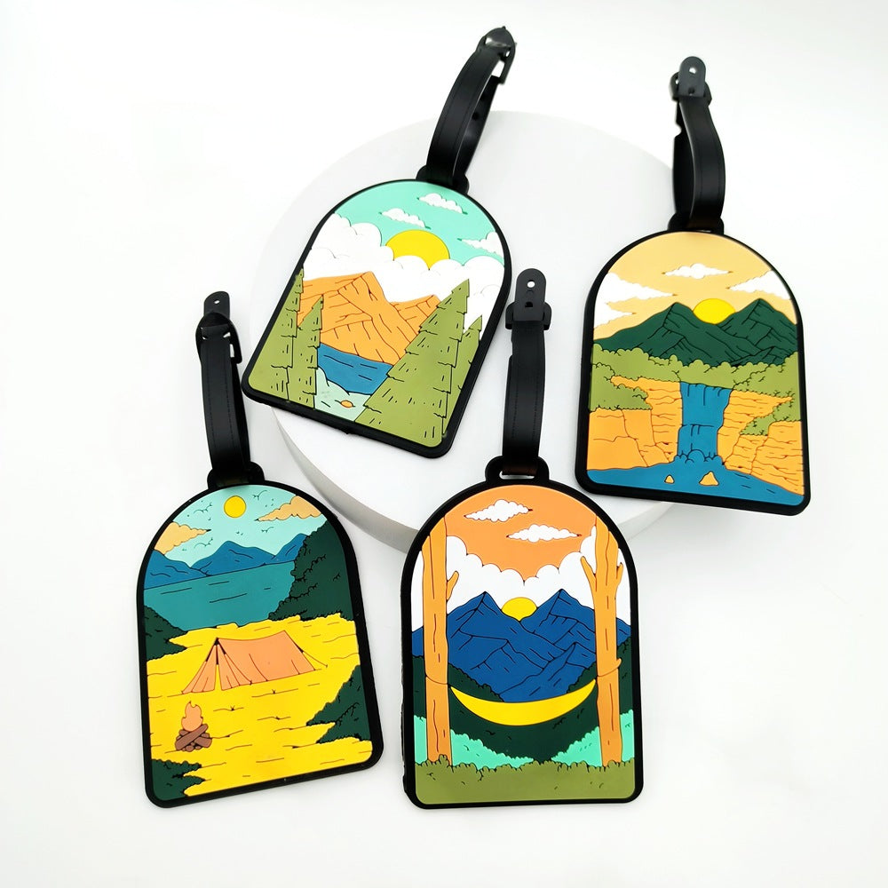Adventure-Themed Luggage Tag Kalsten