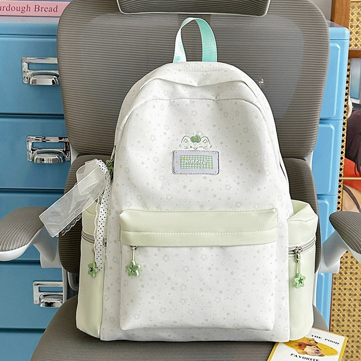 Cute Floral Embellished Backpack Kalsten