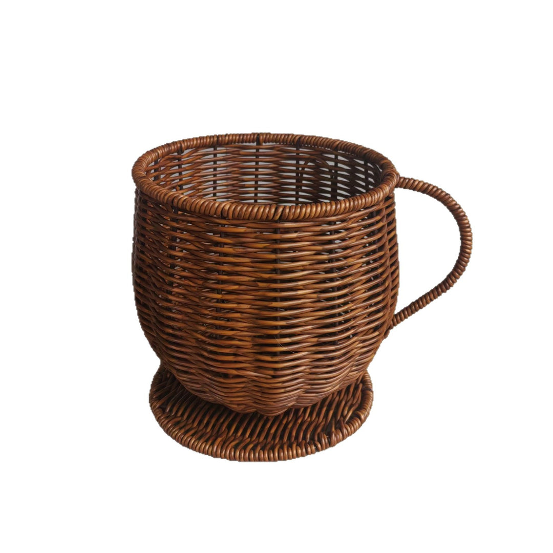 Handcrafted Natural Wicker Planter Kalsten