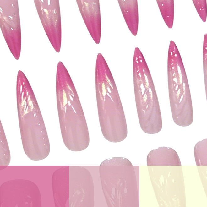 Artistic Accented Stiletto Nail Enhancements Kalsten