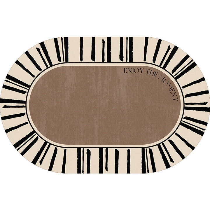 Elegant Oval Floor Mat Kalsten