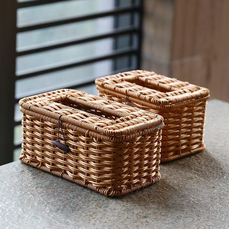 Handcrafted Wicker Storage Box Kalsten