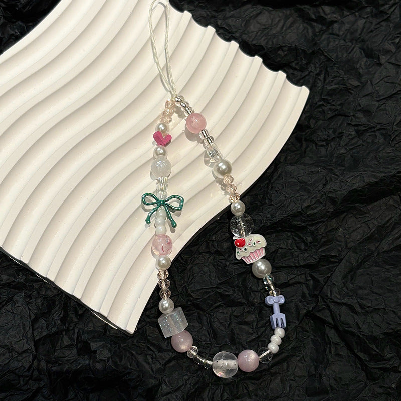 Playful Beaded Smartphone Charm Holder Kalsten