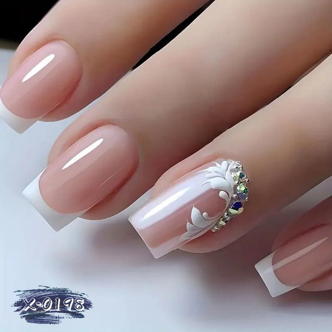 Elegant Floral Nail Art Set