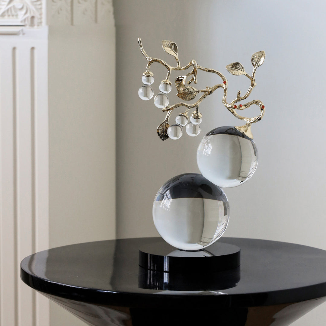 Artistic Botanical Sculpture