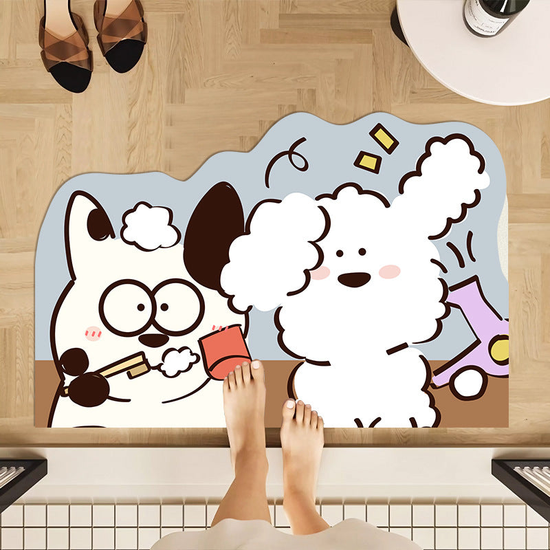 Cute Cartoon-Themed Indoor Area Mat
