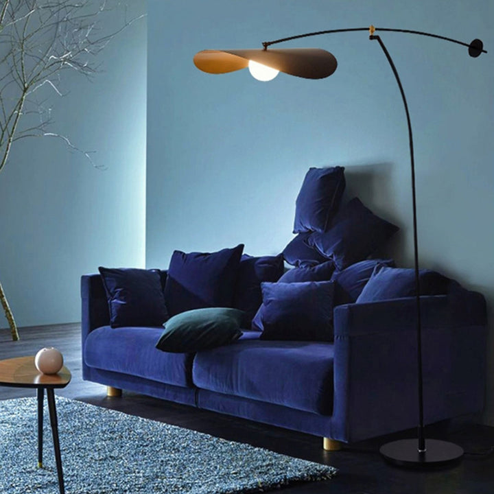 Modern Arc Floor Lamp with Adjustable Height