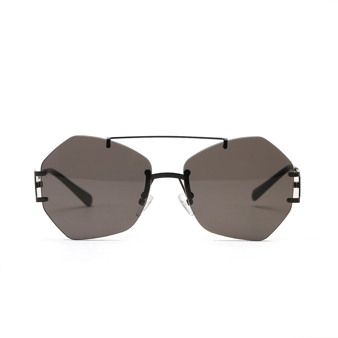 Women's fashionable octagonal sunglasses with delicate metal frame Kalsten