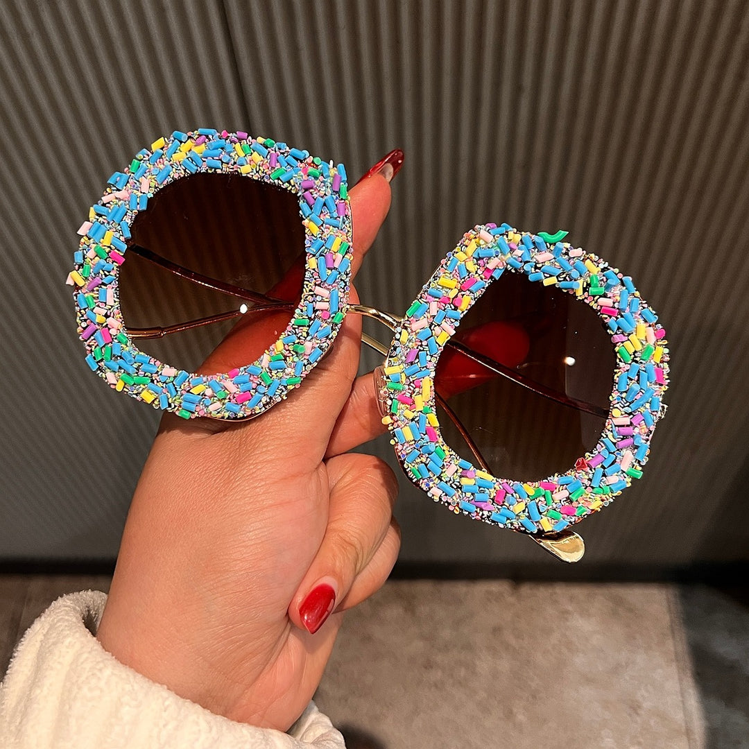Women's fashion sunglasses with creative structures and colorful accents Kalsten