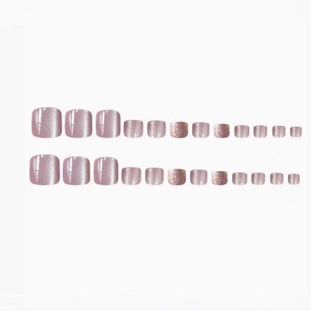 Decorative Glittered Toe Nail Art Kalsten
