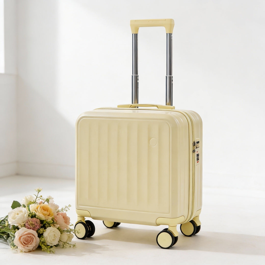 hardshell carry-on suitcase with telescopic handle and 360 degree spinner wheels Kalsten