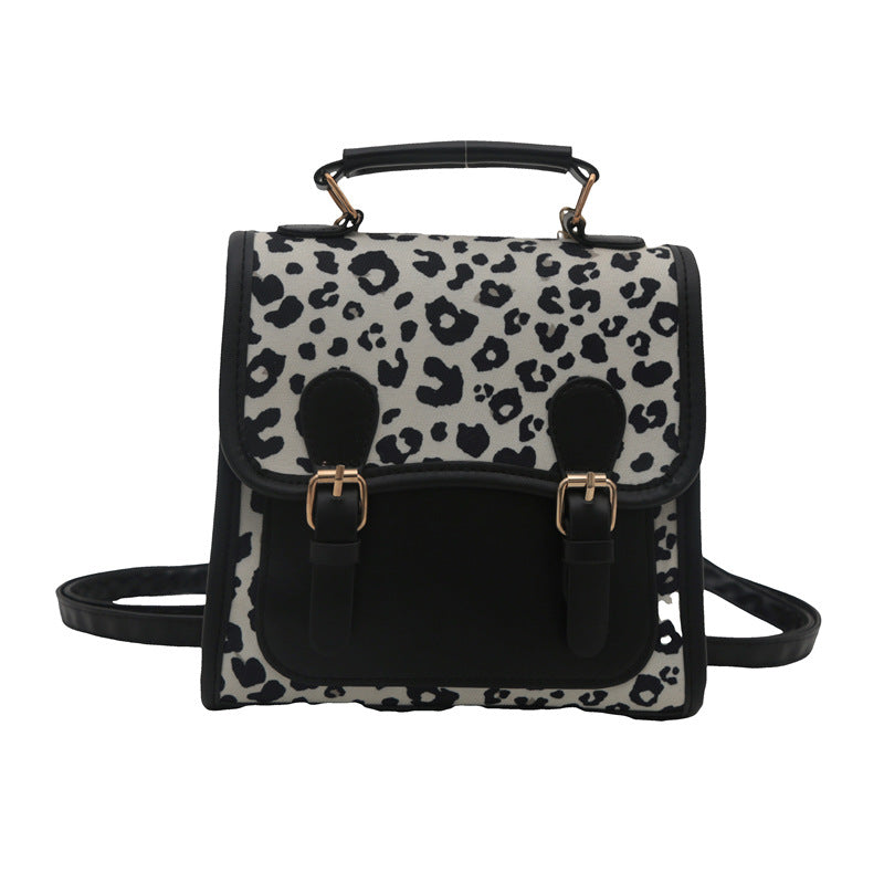 Chic Leopard Print Satchel Crossbody Bag Kalsten