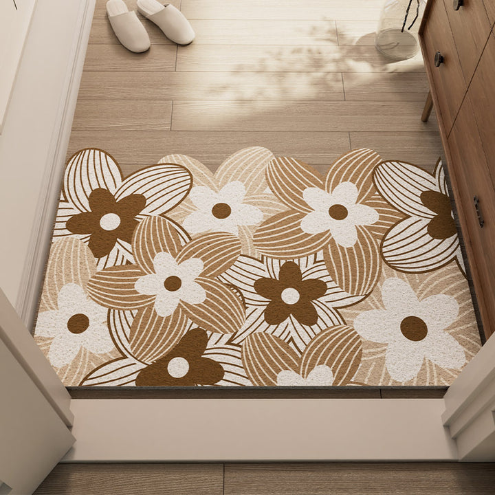 Floral Pattern Doormat