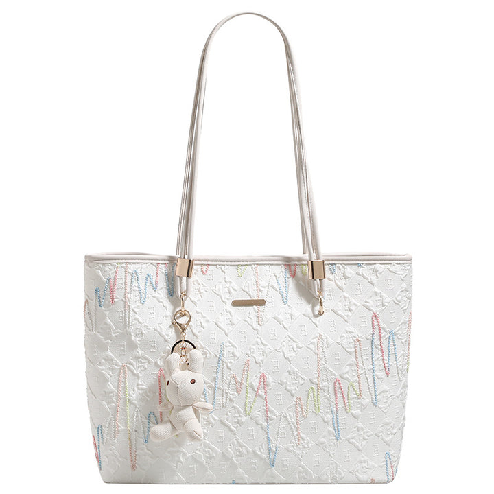 Elegant Floral Patterned Tote Bag