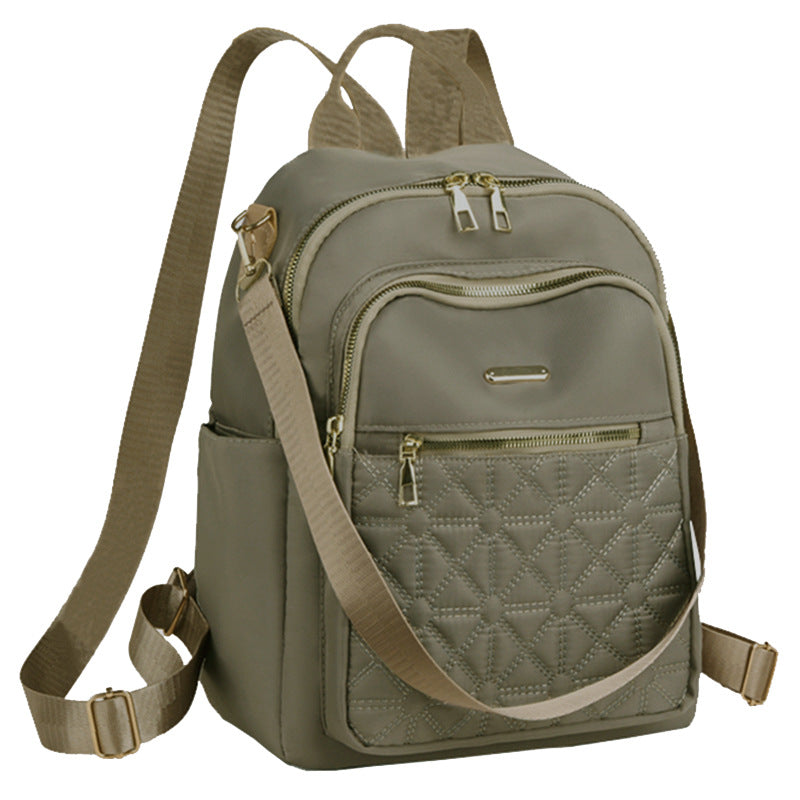Elegant Quilted Multi-Pocket Backpack Kalsten