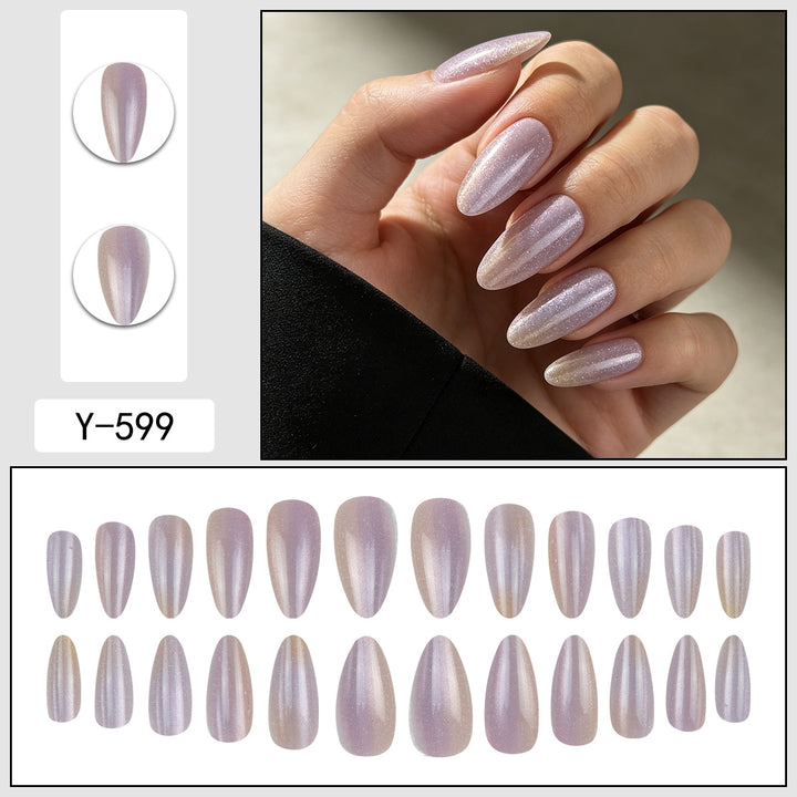 Sparkling Ombre Stiletto Press-On Nails Kalsten