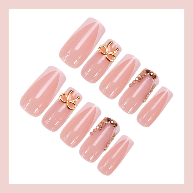 Artificial nail set with elegant decorations and unique designs Kalsten