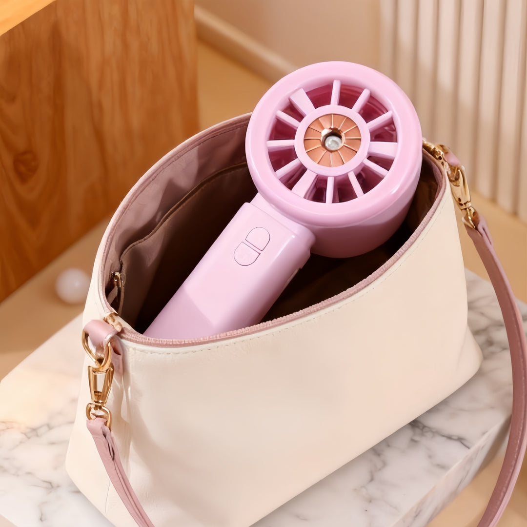 Ladies portable mini hand fan with spray function Kalsten