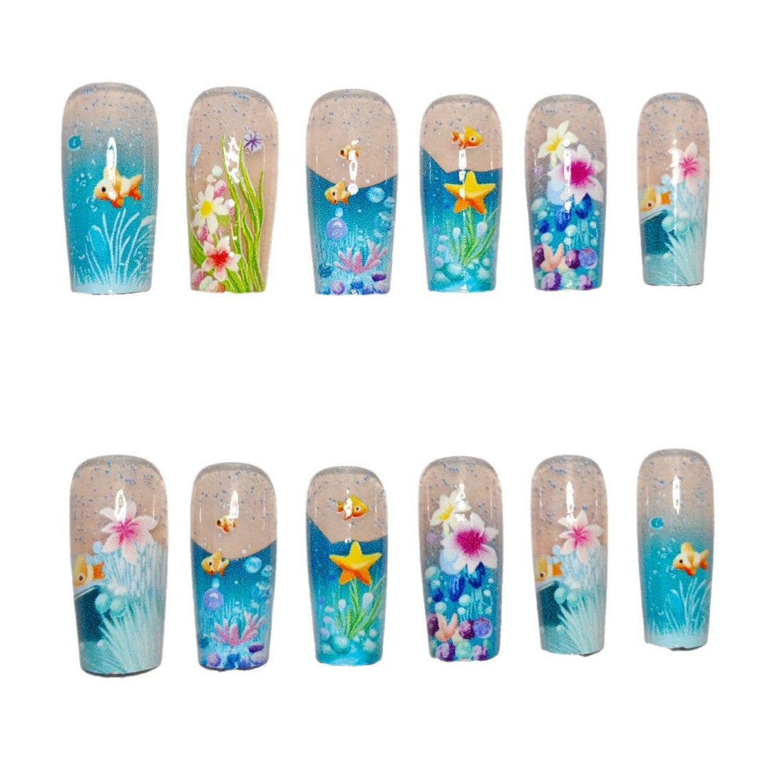 3D Underwater Artistic Nail Art