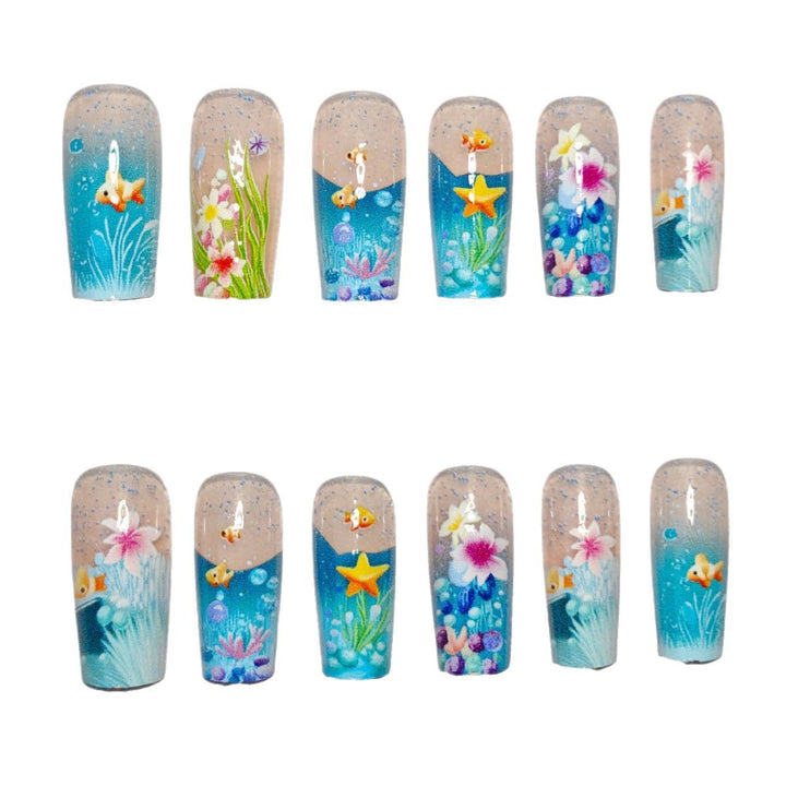 3D Underwater Artistic Nail Art