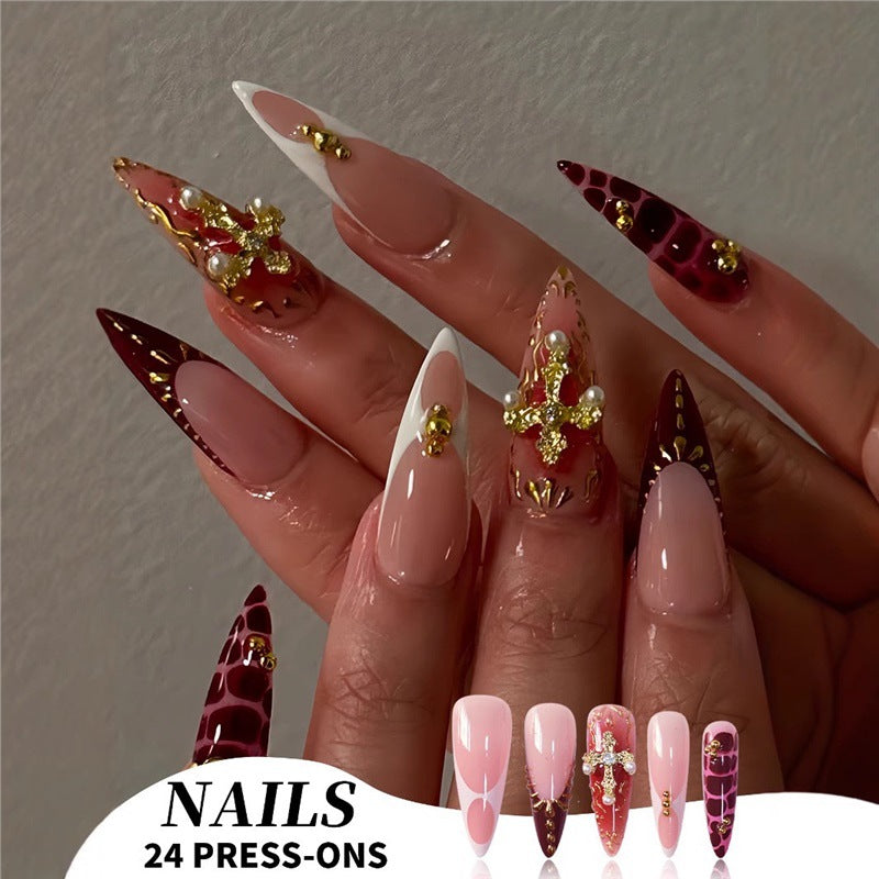 Elegant Stiletto Press-On Nail Set Kalsten